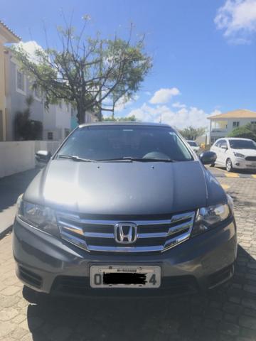 Honda city EX Aut. Banco de couro, Ar digital - Foto 2