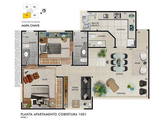 Apartamento à venda com 3 dormitórios em Buritis, Belo horizonte cod:1572 - Foto 4