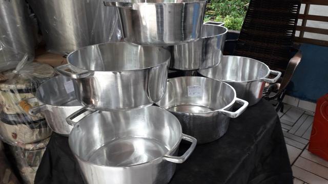 Panelas de alumínio batido pra restaurante - Foto 4