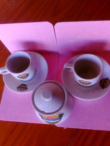 Conjunto de xícaras para cafezinho com açucareiro capão novo - Foto 4