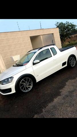 Saveiro trend 1.6 2014 suspensão a ar - Foto 11