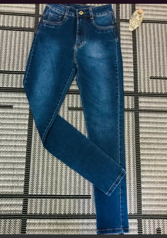Calça jeans Sawary cintura alta