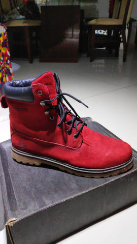Bota delvert Perkins vermelho  - Foto 4