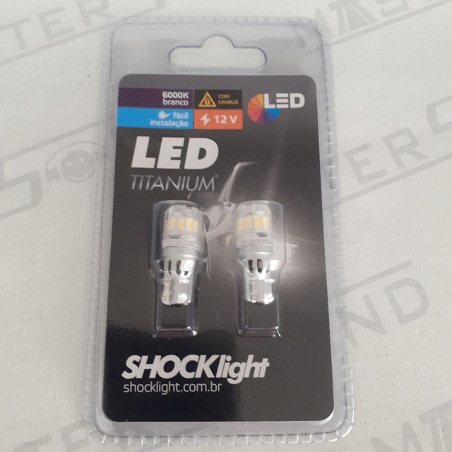 Led pingo. T10. Schocklight. Garantia. Novo. Instalado.  - Foto 2