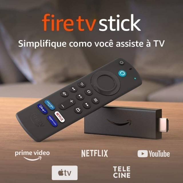   Fire Tv Stick Controle Remoto Por Voz 