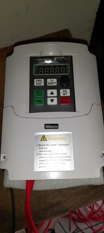 Inversor/ frequência motor trifásico /rede monofásica 3 hp