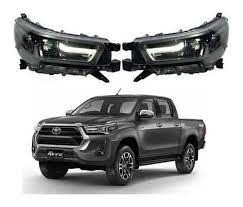 Par Farol Dianteiro Full Led Hilux 2021 até 2024 todas versões