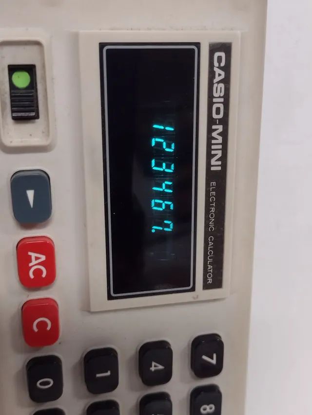 Calculadora antiga Casio. - Foto 3