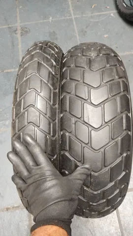 Par Pneu Usado Pirelli MT60 RS 180/55-17e 110/80-18