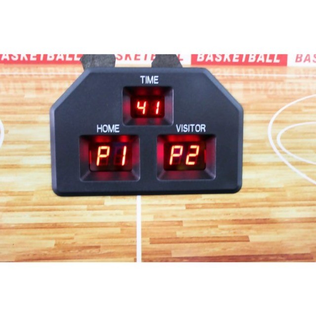 Basquete Duplo com Placar Eletrônico Yeladim - Acompanha 4 Bolas. - Foto 5