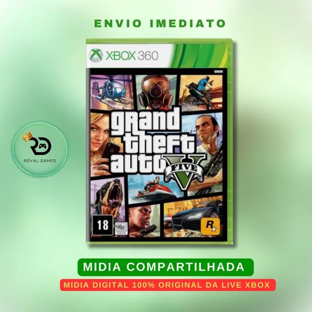 Jogos Xbox 360 mídia digital conta compartilhada - Videogames