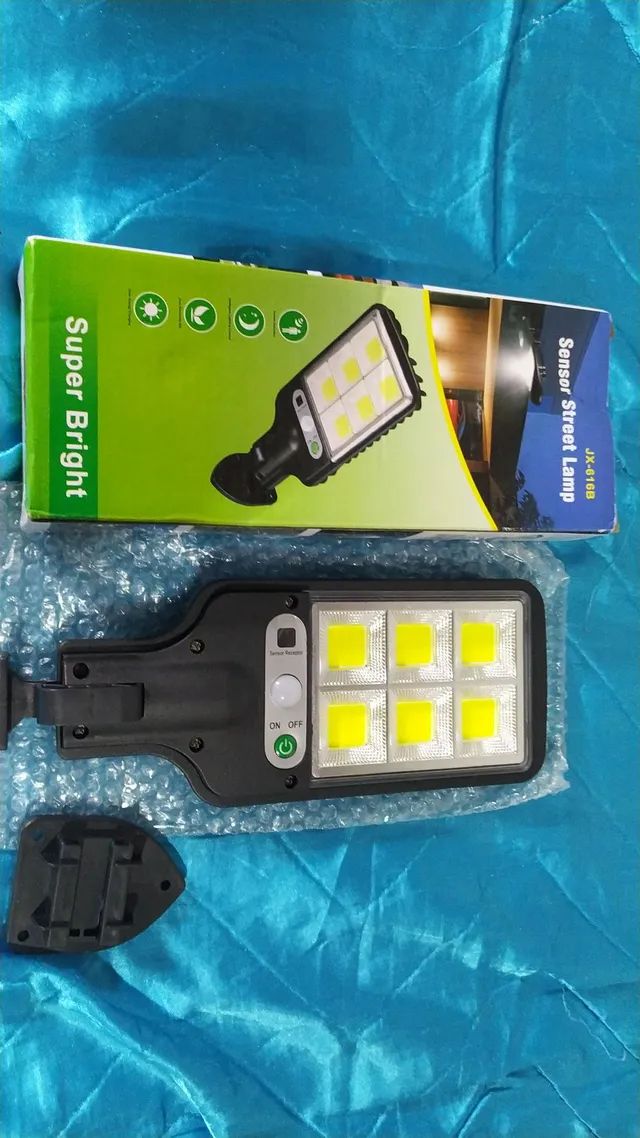 LUMINÁRIA SOLAR ? LED COM SENSOR DE MOVIMENTO 3 FUNÇÃO  - Foto 5