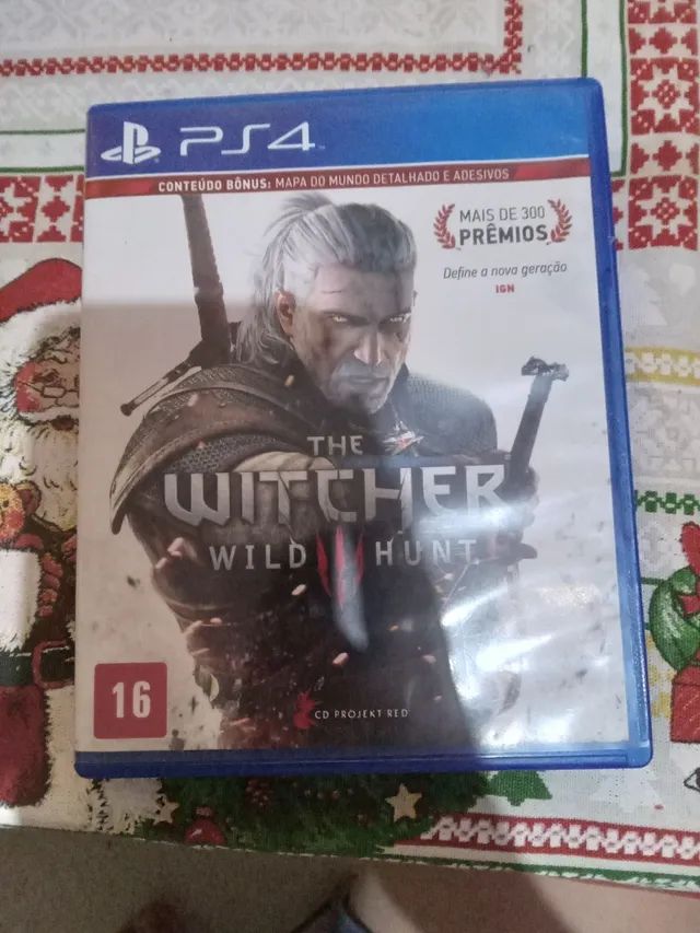 The Witcher 3 Wild Hunt Ps4 - Game Mídia Física - Jogo Original