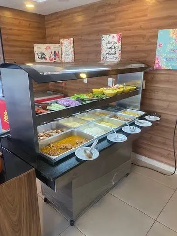 Buffet térmico - self service - marca polar conjugado quente + refrigerado - Foto 2