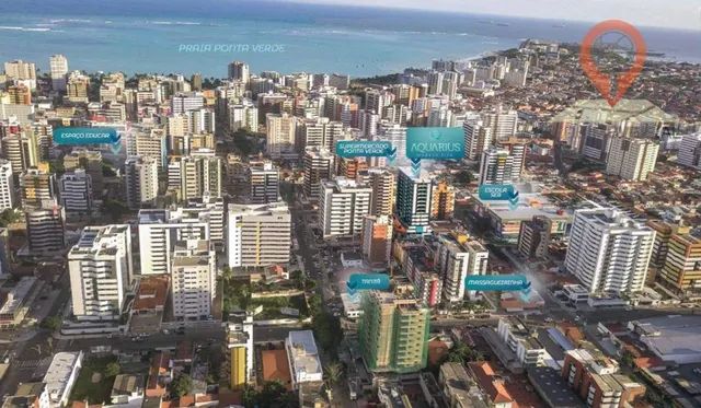 Apartamento com 2 dormitórios à venda, 58 m² por R$ 695.182,04 - Ponta Verde - Maceió/AL