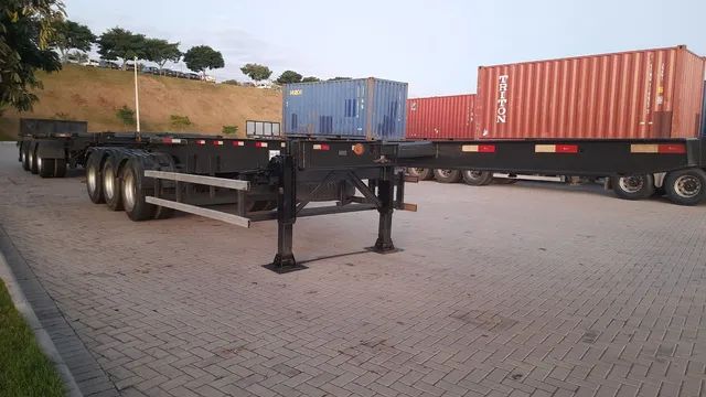 Rodotrem Porta Container 9 eixos, 16 loks - Foto 3