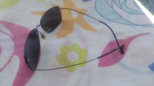 Oculos escuros estilo Matrix usado com lentes polarizadas - Foto 4