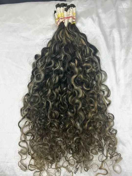 Cabelo humano brasileiro cacho caipira grisalho - Foto 2
