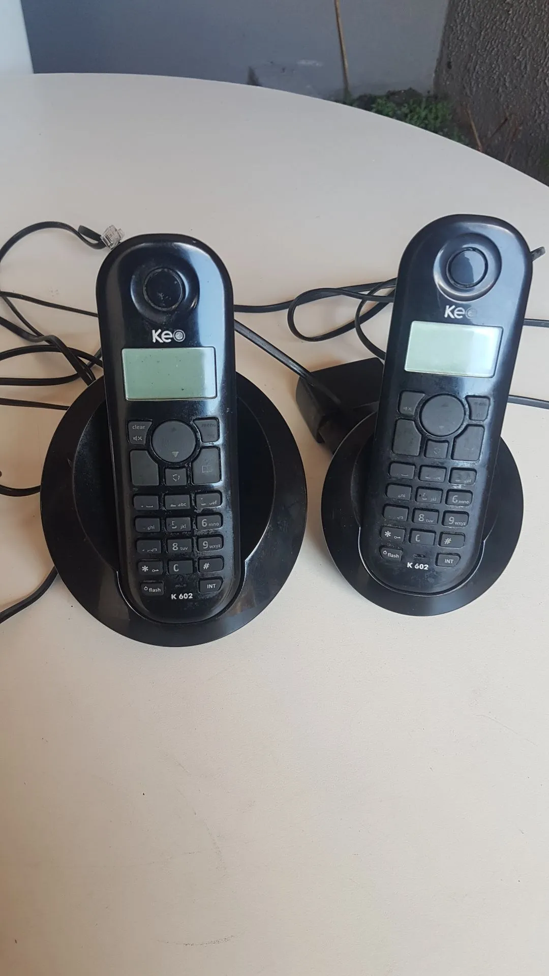 Par de Telefones Fixos Keo K 602