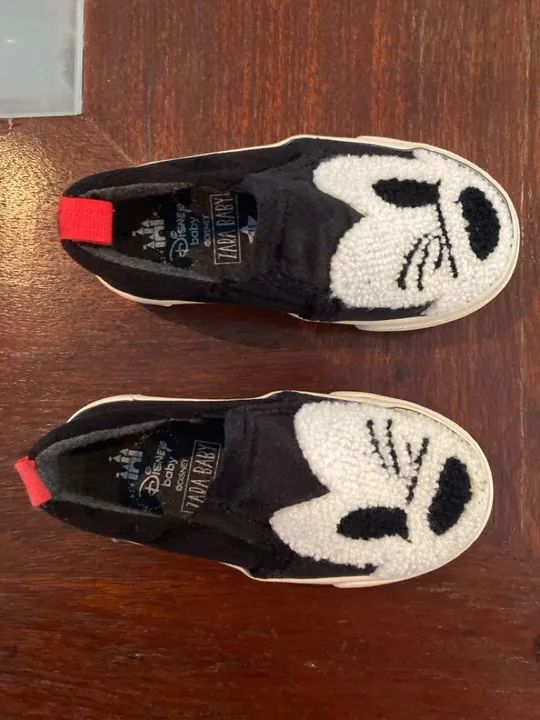 Tênis Mickey Mouse Zara Baby semi novo número 21 - Foto 2