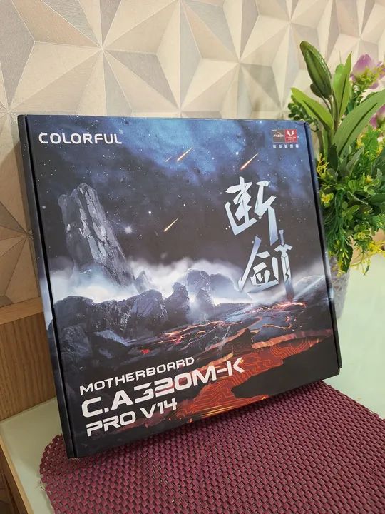 Placa Mãe + Processador