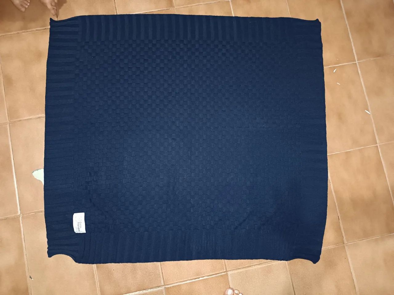 Manta tricot infantil 