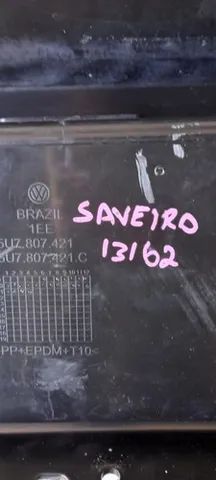 Capa Parachoque Traseiro Saveiro G5 G6 Preto 13162 Usado - Foto 6