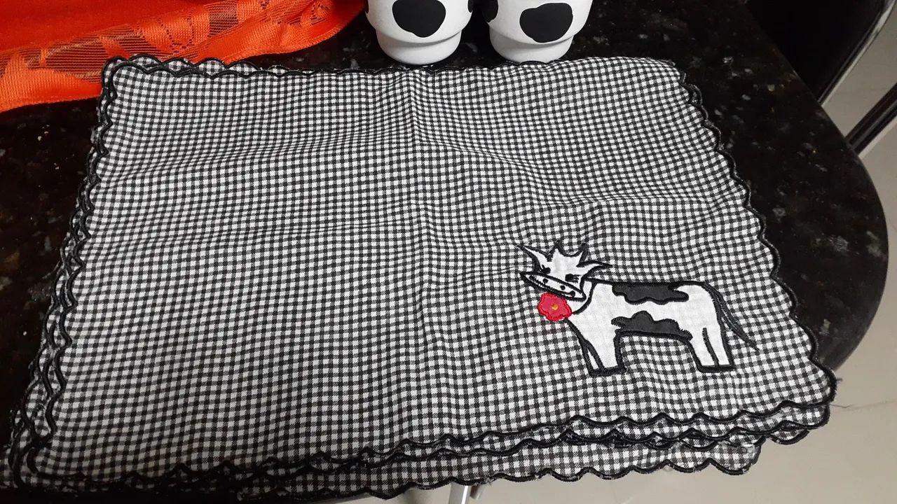 Porta prato em tecido 