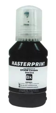 Refil Tinta Masterprint para Bulk Ink MP 504/544 Preto Compativel L1110 l1331 l3150L 5190  - Foto 2