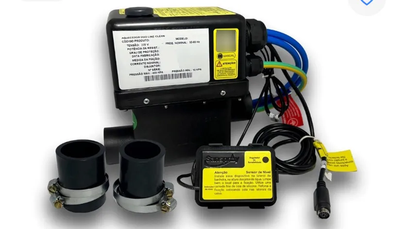 Aquecedor Banheira Hidro 8000w 220v Sanspray Duo Motor Line