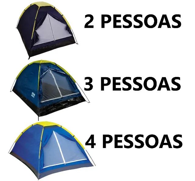 Barracas Camping 2Pessoas 3Pessoas 4Pessoas Sacola De Transp Viagem Acampamento Trilha Mor