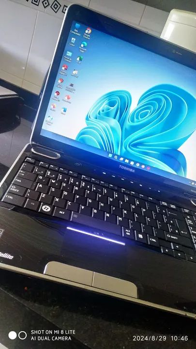 , BAIXOU,Toshiba europeu a500 com SSD 120g