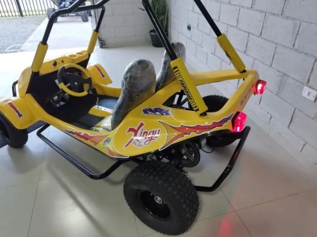 Mini Buggy  Alongado Amarelo com Preto