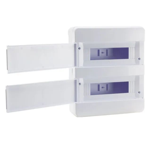 Quadro de Distribuição Para Sobrepor Din Branco Forceline Capacidade:24 disjuntores - Foto 3
