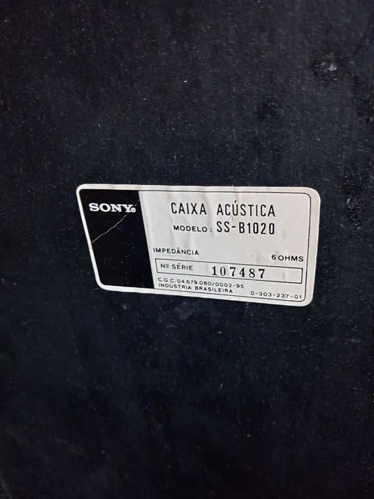Par de Caixas de Som Acusticas SONY SS-B1020 - Foto 5