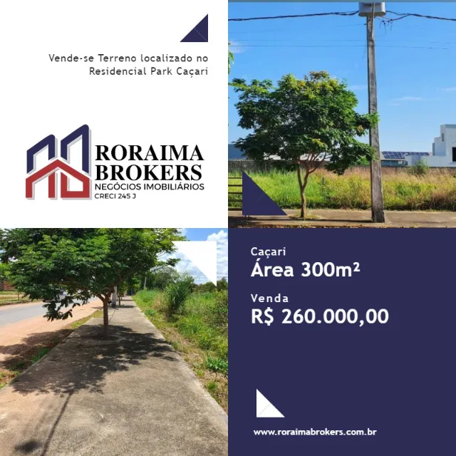 Vende-se Terreno localizado no Residencial Park Caçari