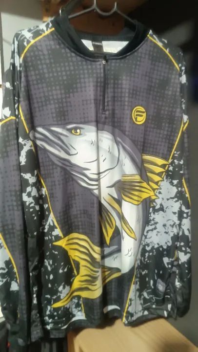 Camisa de pesca GG novas - Foto 3
