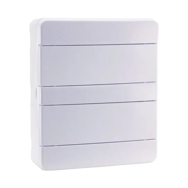 Quadro de Distribuição Para Sobrepor Din Branco Forceline Capacidade:24 disjuntores - Foto 2