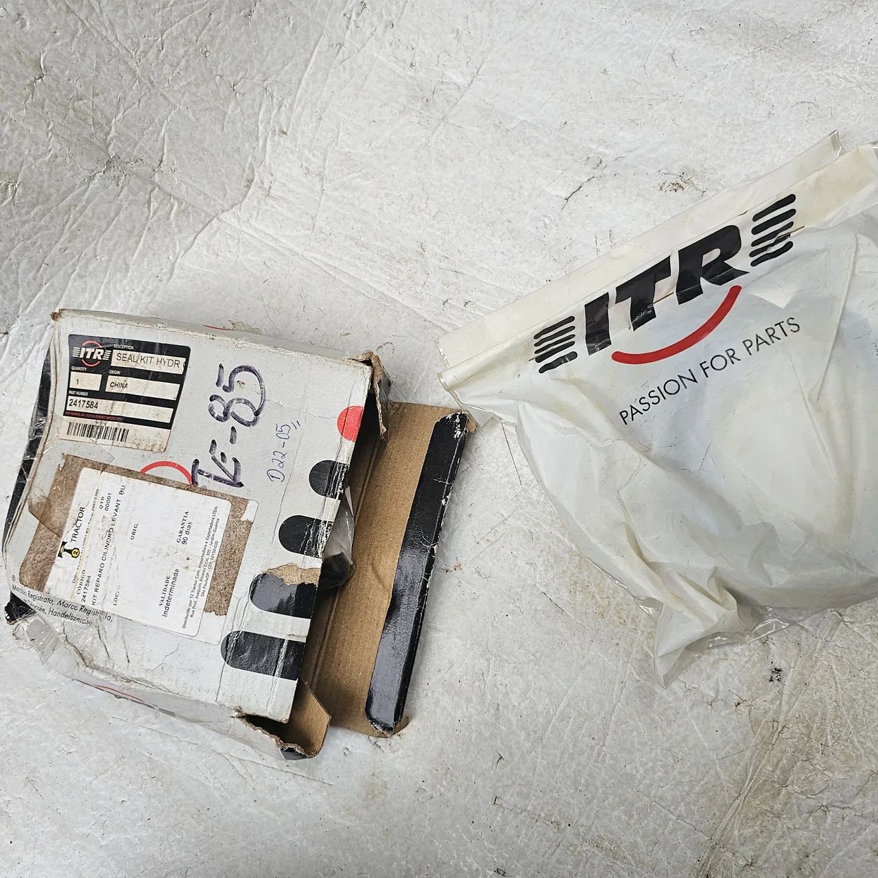 Kit reparo cilindro hidráulico caterpillar novo ITR 2417584