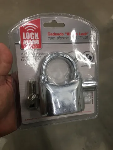 Cadeado grande Lock Alarm novo