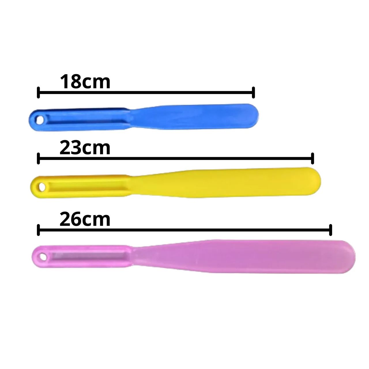 30 espátulas plástico para comércio revenda atacado artesanato silk-screen uso em geral - Foto 2