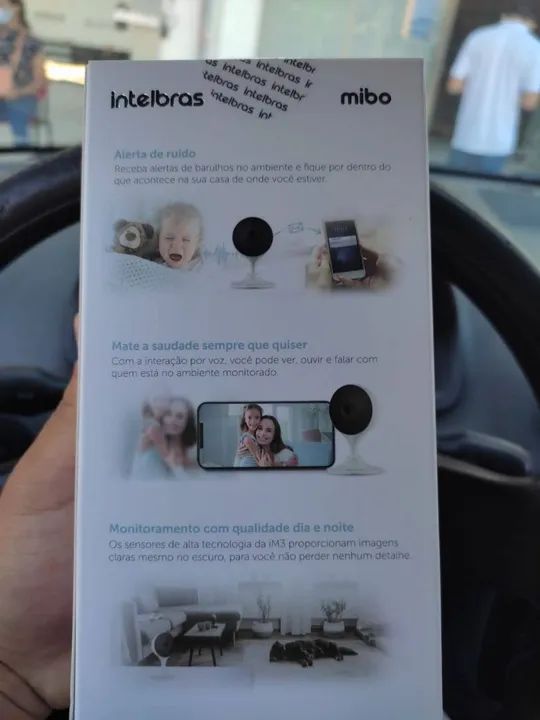 Câmera WIFI intelbras interna, com MICROSD 32 Gb!!! - Foto 3