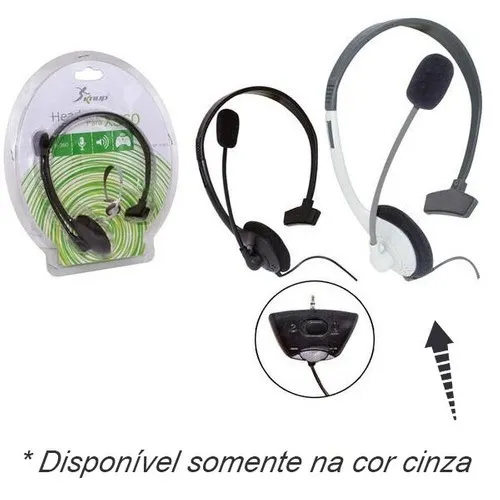 Headphone Para Xbox 360 Com Microfone Knup Kp-5363