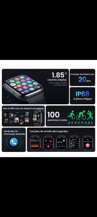 Smartwatch Xiaomi Haylou Watch 2 Pro 3x sem juros  - Foto 5