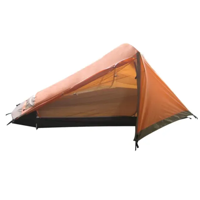 Barraca camping guepardo everest 1 pessoa laranja nova compacta leve