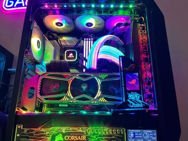 PC GAMER Intel Core I9-10850K+3070 3 COOLERS+32GB+1TB SSD+WATER COOLER+CABOS LIAN LI