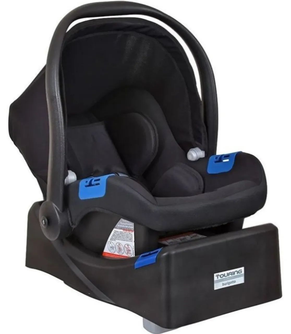 Bebê Conforto Burigotto Touring + Base - Segurança e praticidade para seu pequeno