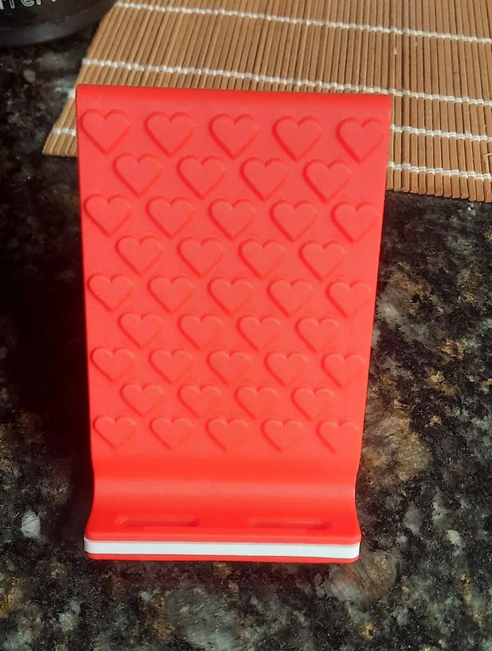Suporte de Celular Coração impressão 3D - Foto 2