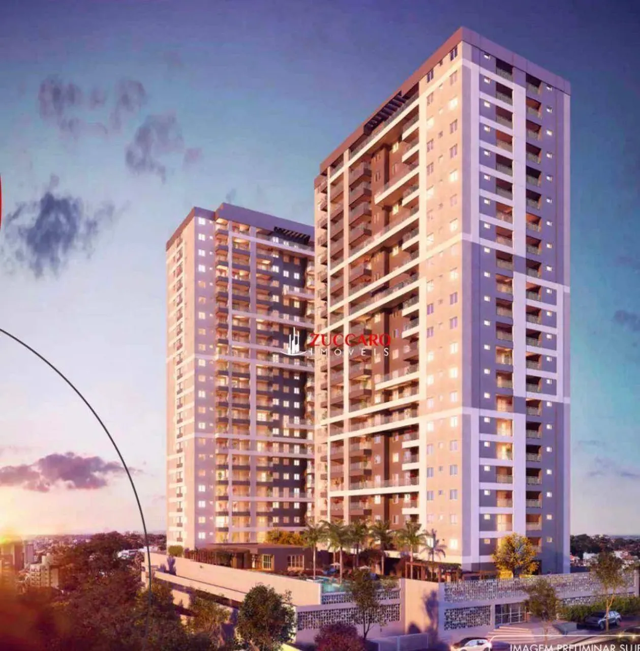 Studio com 1 dormitório à venda, 30 m² por R$ 390.000,00 - Vila Antonieta - Guarulhos/SP