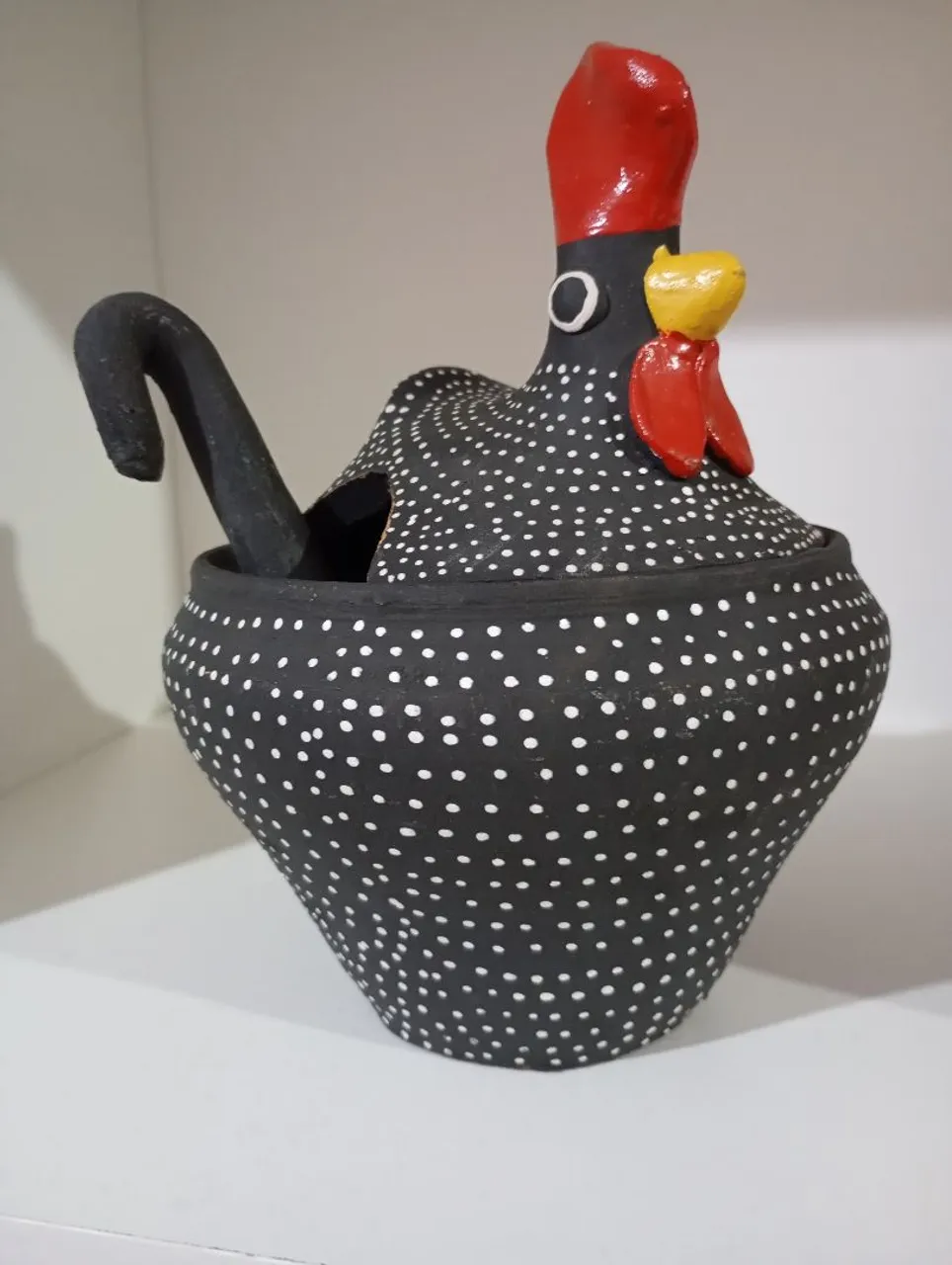 Potes Decorativos de Galinha d'Angola